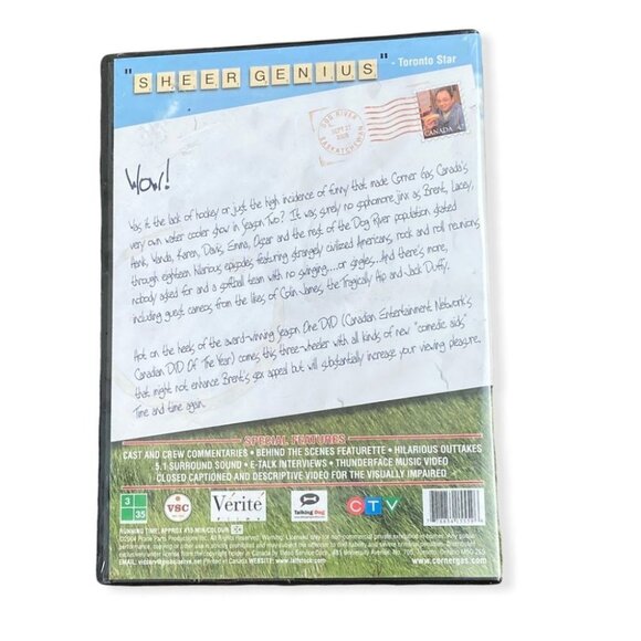 NEW Corner Gas Season Two DVD Set Factory Sealed Brand New TV Show Comedy Canada - Picture 2 of 2